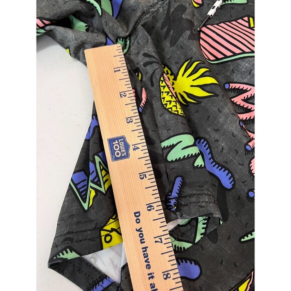 Maui and Sons Black Island Slice Swim Trunks Brief Liner Drawstring Men's XL - Picture 10 of 12